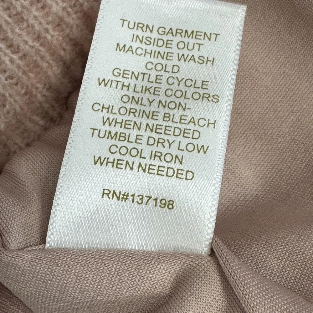House Of Harlow 1960 2 Piece‎ Women's Sweater Skirt Large Pink Textured Knit